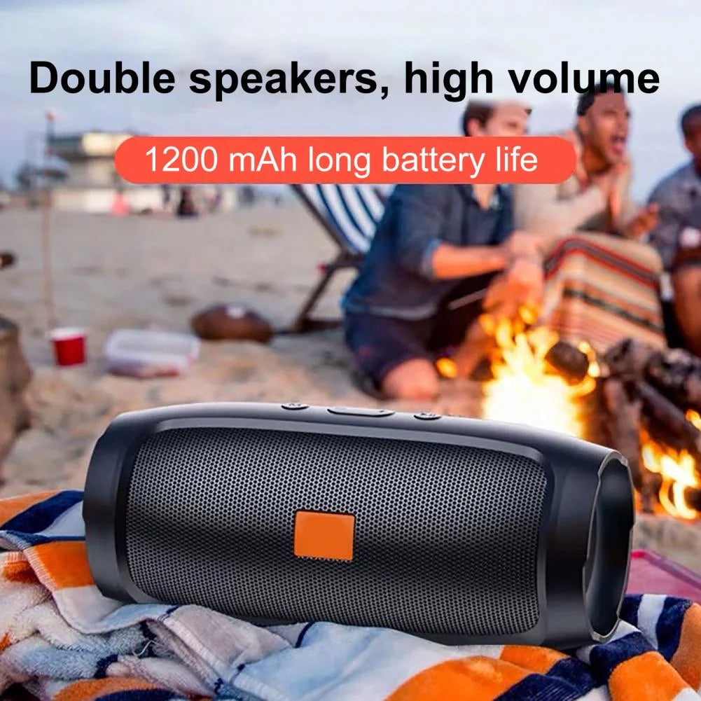 Portable Bluetooth Speaker Column Stereo Hifi Heavy Bass Wireless Soundbar Subwoof Loudspeaker Supports AUX TF Card FM Radio